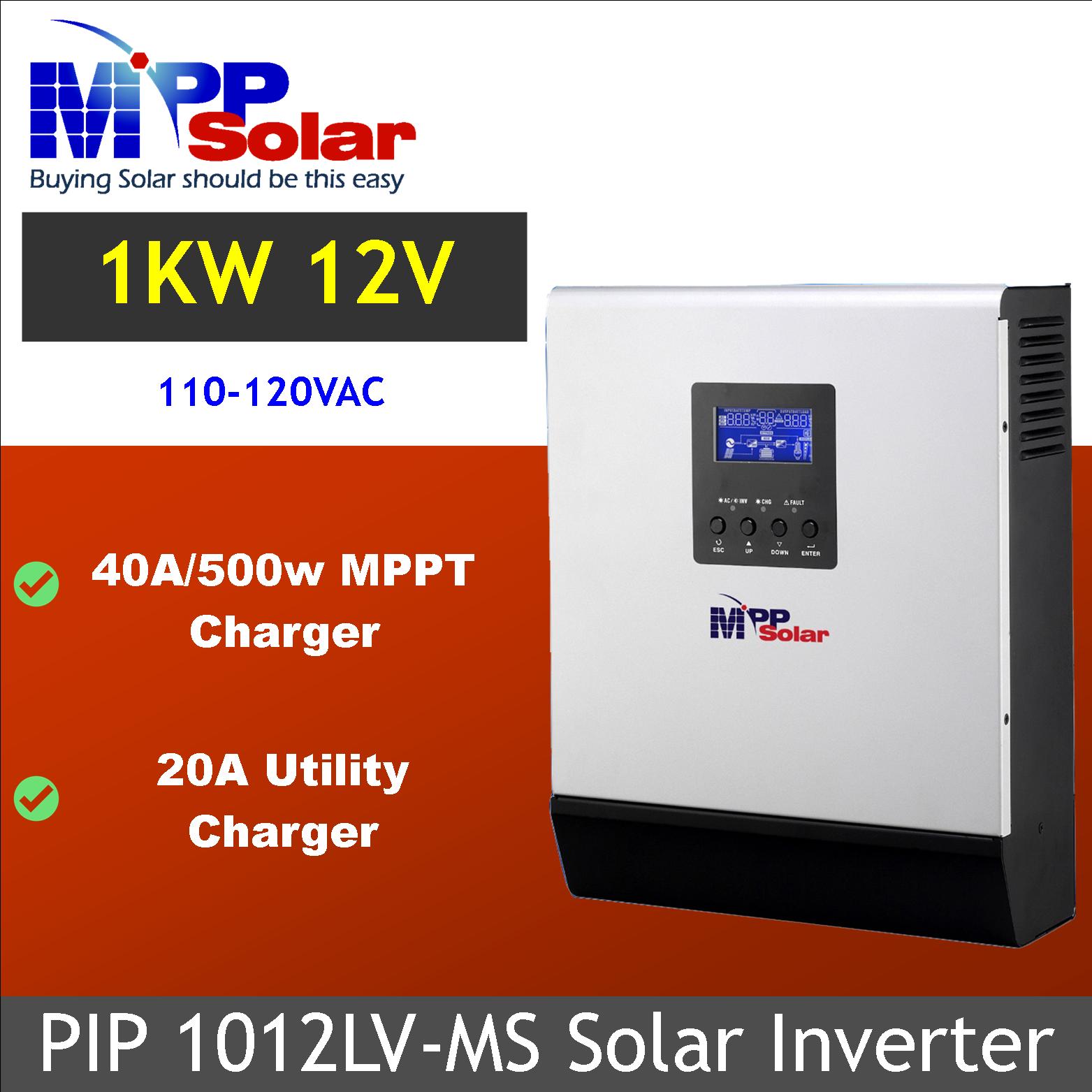 Hybrid LV2424 2.4kw 24v mpp solar hybrid inverter 110vac 80A mppt charger