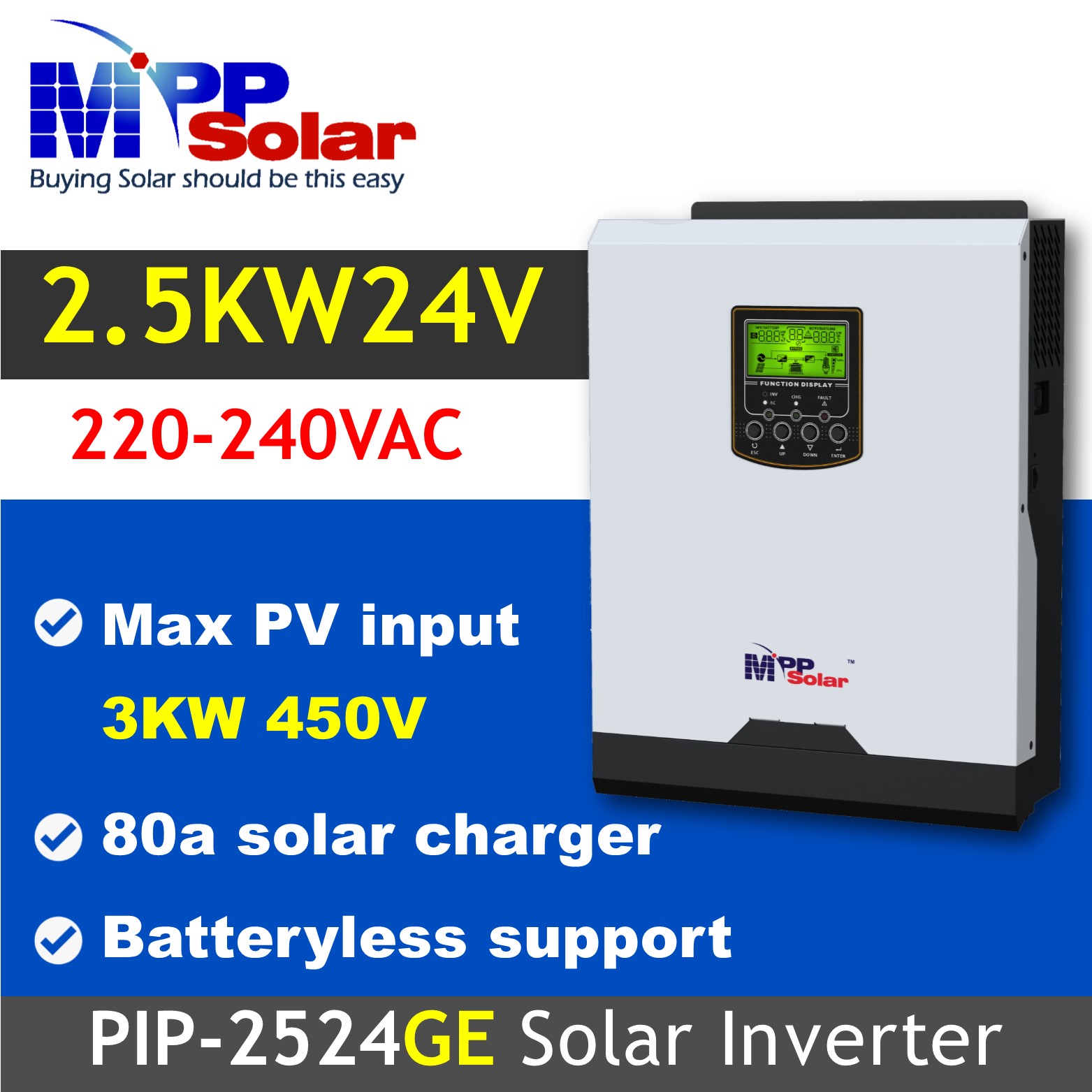 2424MSE1 (2.4KW 24V) – Maximum Solar Online