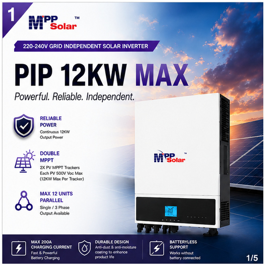 12KW MAX (12KW 48V 230v ) off grid solar inverter