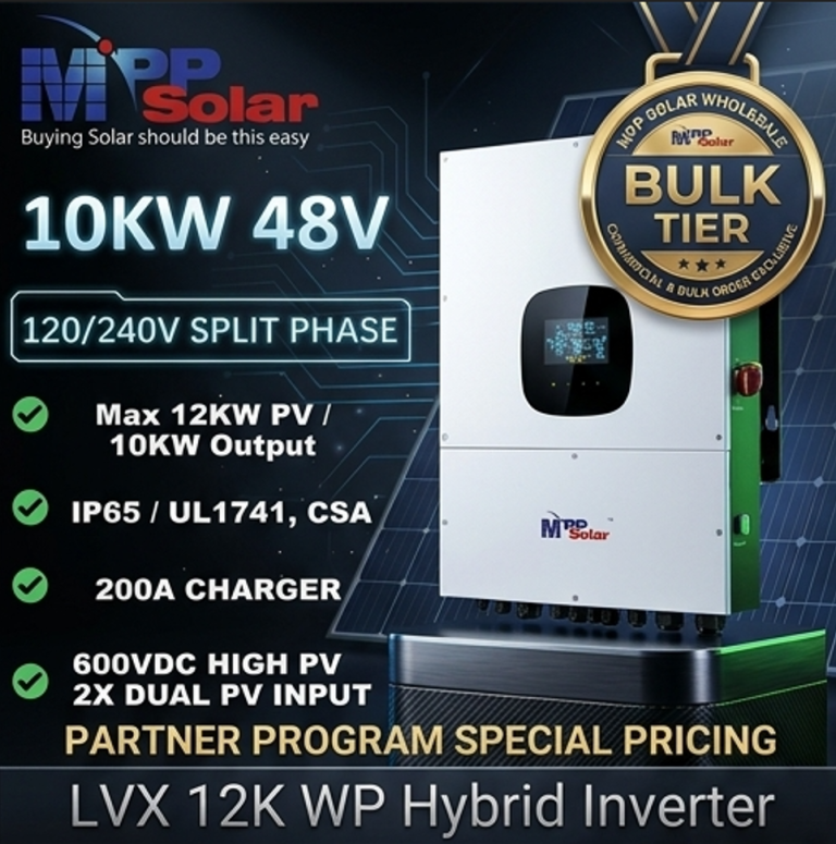 LVX 12KW WP (10KW 48V) - 6-unit Wholesale Order