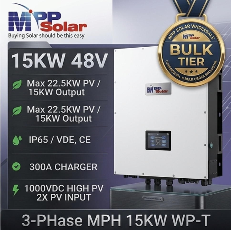 MPH 15KW WP-T (15KW 48V) - 4 unit Wholesale Order